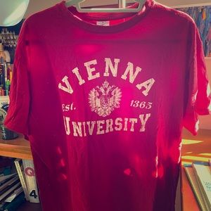 University of Vienna Vintage Red Medium T-Shirt